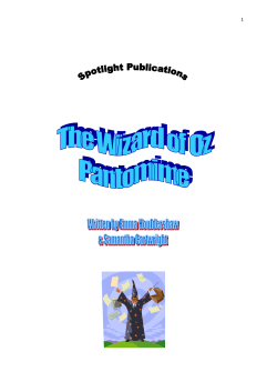 The Wizard of Oz Pantomime
