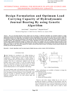 Design Formulation and Optimum Load Carrying Capacity of