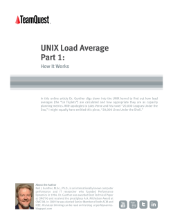 UNIX Load Average Part 1