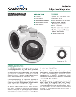 AG2000 Irrigation Magmeter - Irrigation Components International
