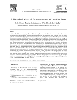 A bike-wheel microcell for measurement of thin
