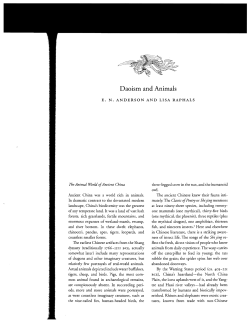 Daoism and Animals