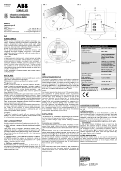 Infrapasivn&iacute; sn&iacute;mač pohybu Passive Infrared Switch