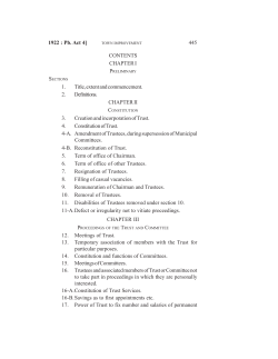 The Punjab Town Improvement Act, 1922