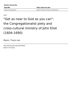 GET AS NEAR TO GOD AS YOU CAN
