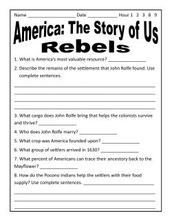 America: The Story of Us - Rebels Episode 1 Video Guide