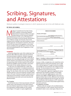 Scribing, Signatures, and Attestations