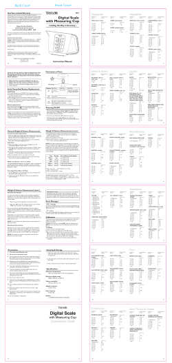 Digital Scale with Measuring Cup