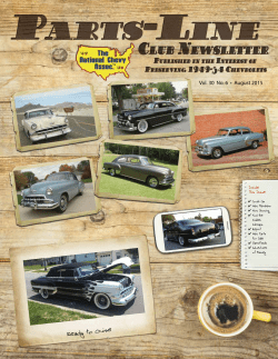 Ready to cruise - National Chevy Association