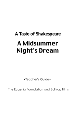 A Midsummer Night`s Dream