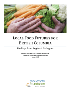 Local Food Futures for British Columbia