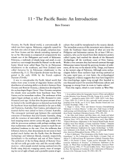 11 &bull; The Pacific Basin: An Introduction
