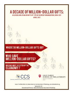 Studies - Lilly Family School of Philanthropy