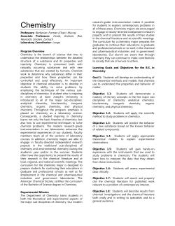 Chemistry - Saint Joseph`s University