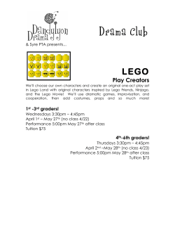 Drama Classes - Syre Elementary PTA