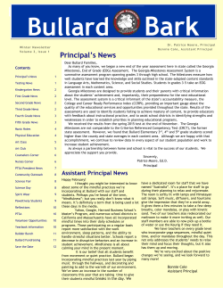 BNewsletter - Bullard PTSA