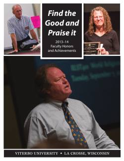 Find the Good and Praise it