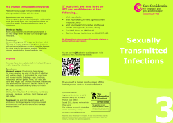 Sexually Transmitted Infections