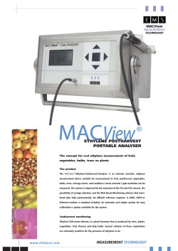 Leaflet MACView-Ethylene Postharvest Analyser.qxd