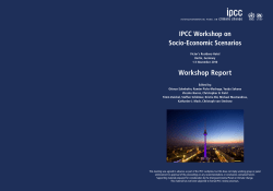 IPCC Workshop on Socio