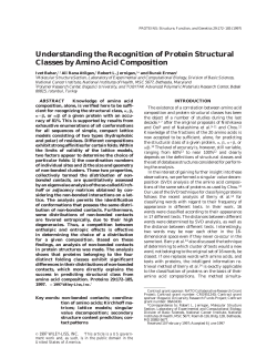 Understanding the Recognition of Protein Structural Classes by