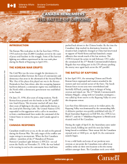 tHE BAttLE OF KAPyONg