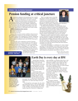 Pension funding at critical juncture - Canon