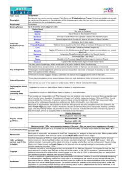 AutoTrain Product Fact Sheet - Voyages-sncf