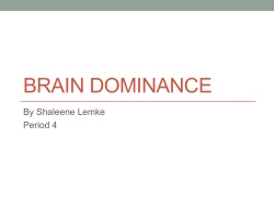 Brain Dominance - davis.k12.ut.us