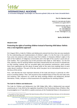 Protecting the rights of working children instead of banning child