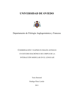 on the grammatical domain of gapping in old english: syntax and