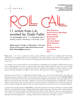 press release - LA Louver Gallery