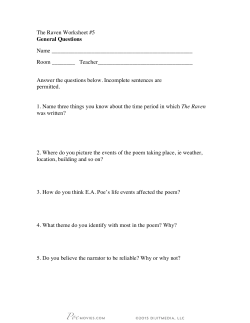 The Raven - Question Sheet 05