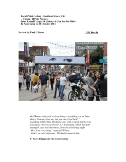 Review by PAUL O`KANE