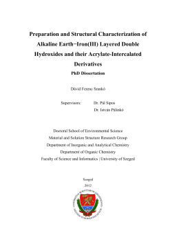 Preparation and Structural Characterization of Alkaline Earth&minus;Iron(III