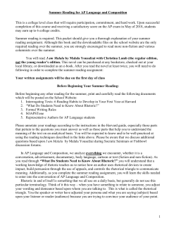 I am Malala - Seminole High School