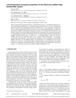 Low-temperature transport properties of the filled and unfilled IrSb3