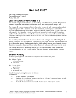 Nailing Rust - Terrific Science