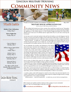 Community News - Lincoln Military Housing