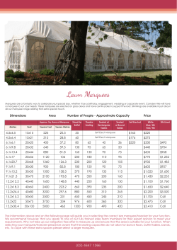 Lawn Marquees - Camden Hire Events