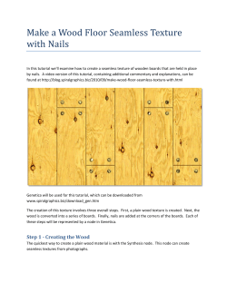 Make a Wood Floor Seamless Texture with Nails