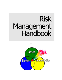 Annex C &ndash; Risk Management Handbook