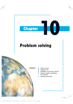 Problem solving - Haese Mathematics