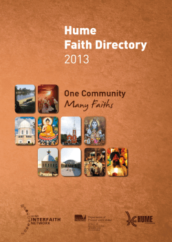 Many Faiths - Hume City Council