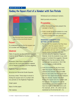 Finding the Square Root of a Number with Two Periods