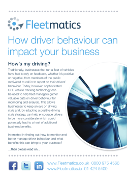 Driver Behaviour eBook