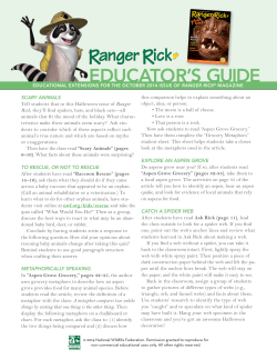 Educator`s guidE - National Wildlife Federation