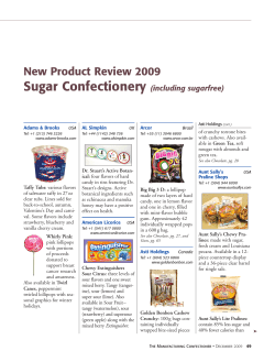 New Product Review 2009 - Manufacturing Confectioner