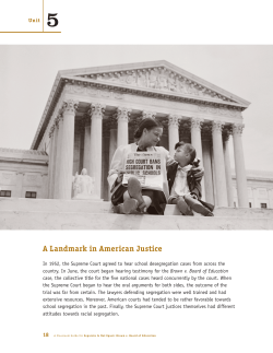 Teacher`s Guide&mdash;Unit Five - National Museum of American History