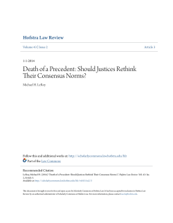 Should Justices Rethink Their Consensus Norms?